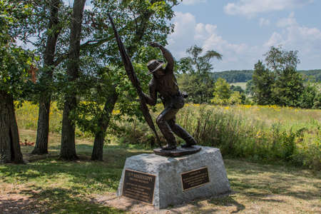 11th Mississippi Infantry Regiment Monument, Gettysburg National Military Park, Pennsylvania, USA