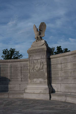 New York State Auxiliary Monument, Gettysburg National Military Park, Pennsylvania, USAのeditorial素材