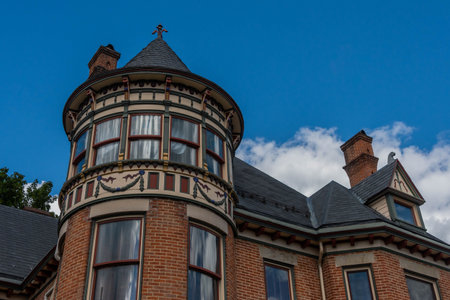 Gage Mansion, Bed and Breakfast, Huntingdon, Pennsylvania, USAのeditorial素材