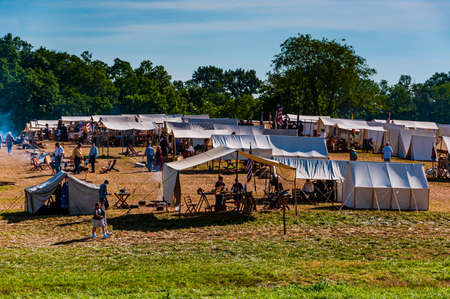 Union Camp, Gettysburg 150th Reenactment, July 2013