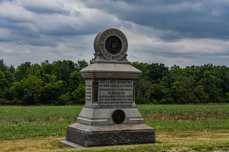Monument to the 80th New York Volunteer Infantry Regiment, Gettysburg National Military Park,...