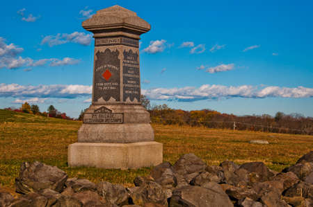 Photo of The 99th Pennsylvania Volunteers Regiment Monument, Gettysburg National Military Park,...