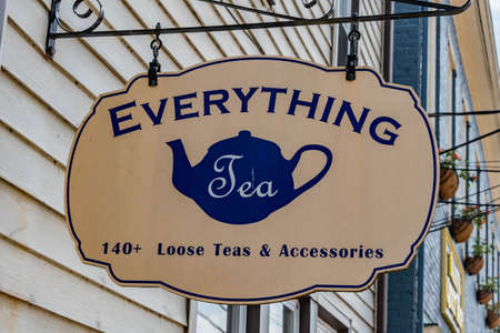Everything Tea Shop, Bedford, Pennsylvania, USAのeditorial素材