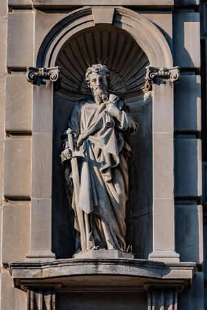 Resurrection Catholic Church Statue, Johnstown, Pennsylvania, USAのeditorial素材