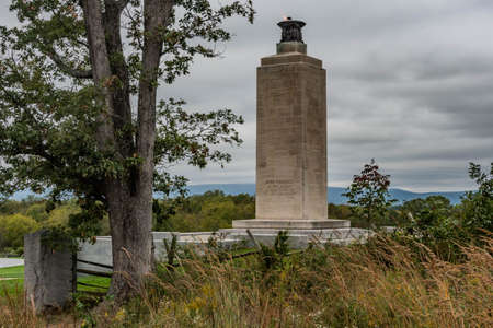 Gettysburgs Eternal Light Peace Memorial on Oak Hillのeditorial素材