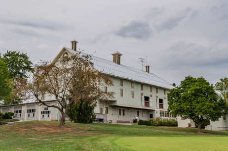 Eisenhowers Barn and Putting Green, Gettysburg, Pennsylvania, USAのeditorial素材