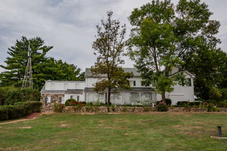 President Eisenhowers Gettysburg Retreat, Pennsylvania, USAのeditorial素材