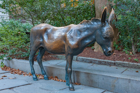 Bostons Democratic Donkey, Massachusetts, USAのeditorial素材