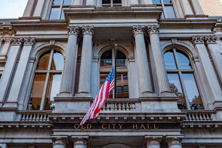 Bostons Old City Hall, Massachusetts, USAのeditorial素材