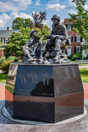 World War II Memorial, Bedford, Pennsylvnaia, USAのeditorial素材