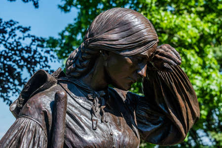 Gettysburg Womens Memorial, Evergreen Cemetery, Gettysburg, Pennsylvania, USAのeditorial素材