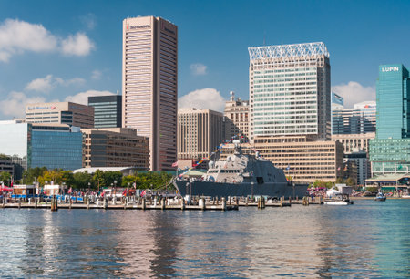 Baltimores Fleet Week, Inner Harbor, Maryland USA, Baltimore, Marylandの写真素材