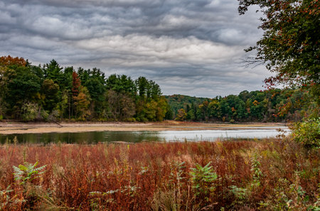 A Cold Autumn Day at Lake Williams, York County Pennsylvania USA, Pennsylvania