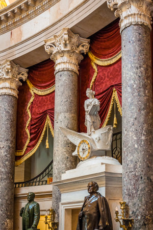 Visiting The National Statuary Hall Collection in the US Capitol Building, Washington DC USAのeditorial素材