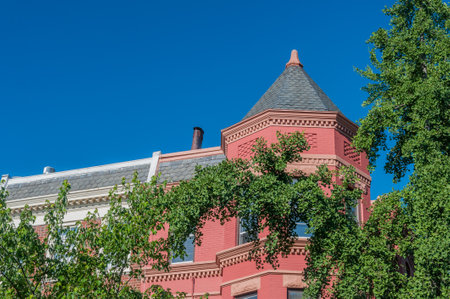 Old Neighborhood Style in Washington DC, USAのeditorial素材