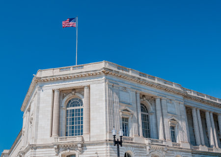 The Russell Senate Office Building, Washington, DC USAのeditorial素材