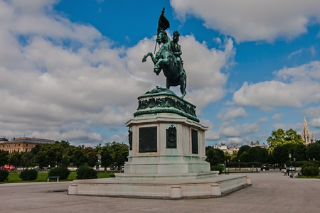 Erzherzog Karl - Equestrian Statue, Viennaのeditorial素材