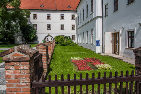 The Museum of Gregor Mendel and the garden in St. Thomas's Abbey, where Gregor Mendel conducted his famous experiments on geneticsのeditorial素材