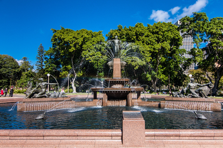 The Archibald Memorial Fountain, Sydneyのeditorial素材