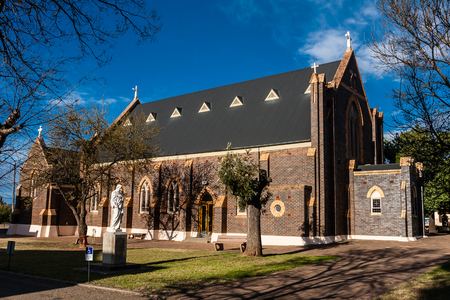 One of the numerous churches, north of Sydney, Australiaの写真素材