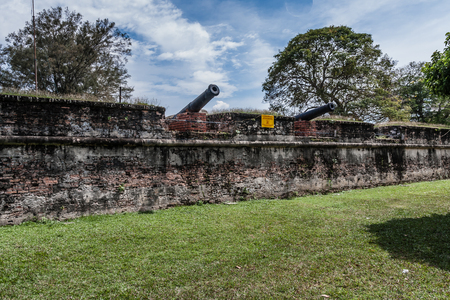 Fort Cornwallis is a bastion fort in George Town, Penang, Malaysia, built by the British East India Company in the late 18th century.のeditorial素材