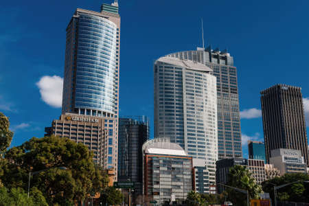 A cityscape and modern architecture of Sydneyのeditorial素材