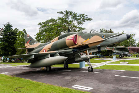 McDonnell Douglas A-4H Skyhawk at the Indonesian Air Force Museum, Yogyakartaのeditorial素材