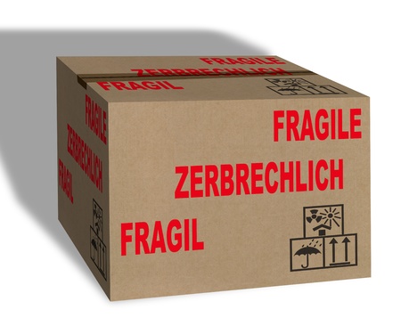 fragile carton box