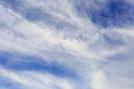 Blue sky and white cloudsの写真素材
