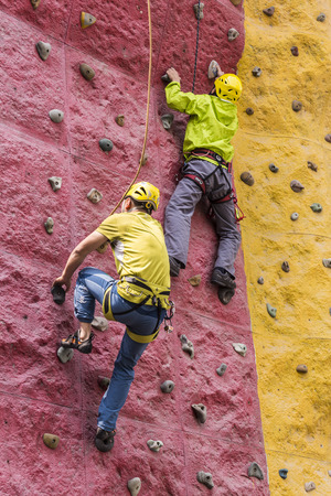 Rock climbingのeditorial素材