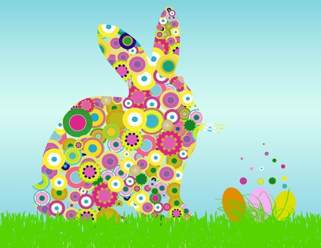 easter bunnyのイラスト素材