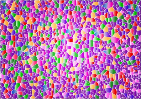 glass mosaic texture background, spring colorsのイラスト素材