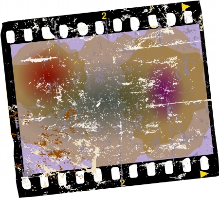 grungy analog film frameのイラスト素材