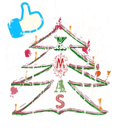 I Like Christmasのイラスト素材