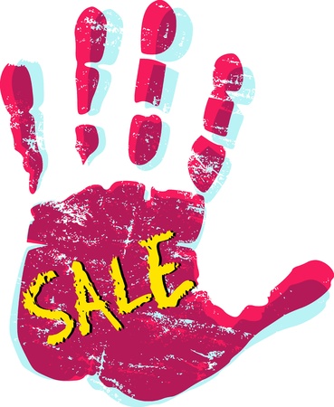 sale sign, illustrationのイラスト素材