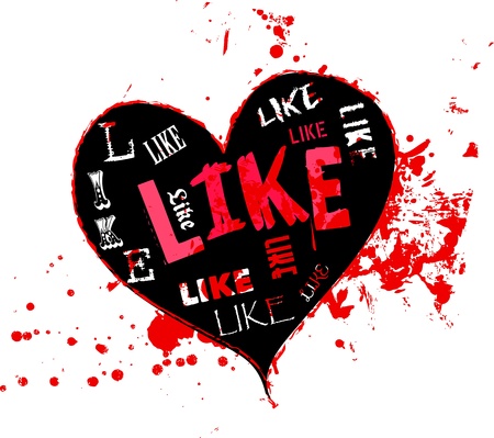 Like sign, social networks iconのイラスト素材