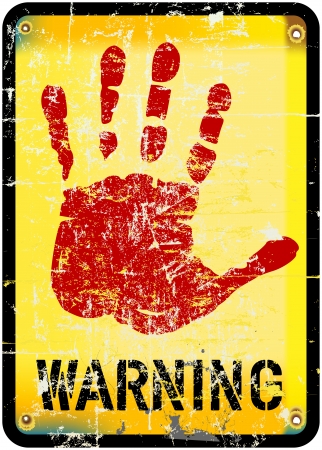 warning sign, vector illustration vector eps 10のイラスト素材