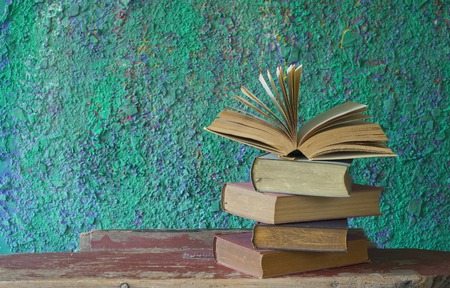 open book, free copy spaceの写真素材