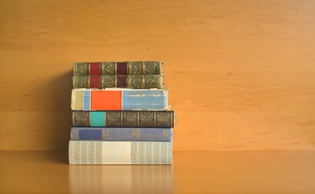 stack of books, free copy spaceの写真素材