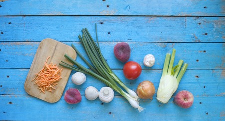 healthy food selection for dieting free copy space