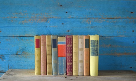 Row of books free copy spaceの写真素材