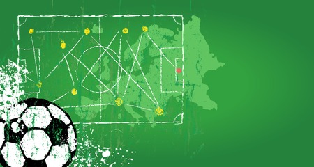 Soccer / Football design template for the great soccer event in franceのイラスト素材