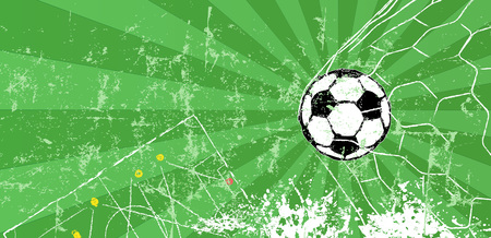Soccer / Football design template or background, free copy space, vectorのイラスト素材