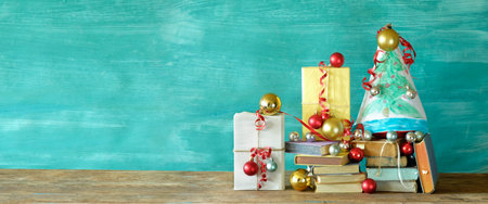 books as christmas gift, christmas present, reading, literature, education, christmas, holiday,...