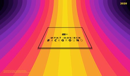 Abstract colorful stripe line design decoration artwork, element of art for printing, heading.のイラスト素材