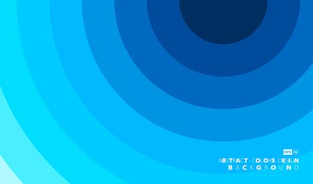 Abstract white and blue shade overlaps cover design of minimal background.のイラスト素材