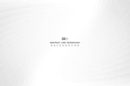 Abstract technology lines of gray design. Use for tech ad, poster, artwork, template, design.のイラスト素材