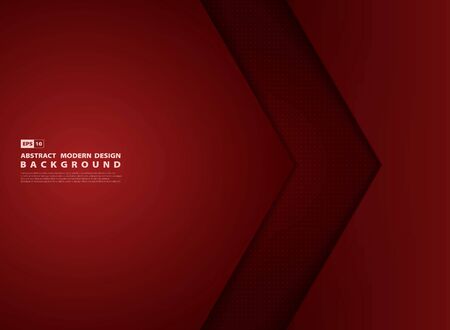Abstract gradient red template overlap modern design cover.のイラスト素材