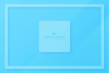 Abstract of gradient blue minimal design decoration background.のイラスト素材