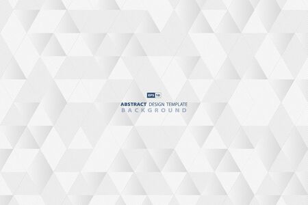 Abstract line tech pattern triangle business design background.のイラスト素材